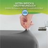 etérea Comfort Jersey Spannbettlaken Anthrazit 90x200 cm - 100x200 cm Bild 3
