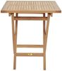 Outdoor Klapptisch RIVA, Braun, Teakholz massiv, Klappbar, (1-St), B 70 x H 75 x T 70 cm Bild 5