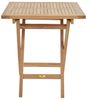 Outdoor Klapptisch RIVA, Braun, Teakholz massiv, Klappbar, (1-St), B 70 x H 75 x T 70 cm Bild 4