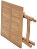 Outdoor Klapptisch RIVA, Braun, Teakholz massiv, Klappbar, (1-St), B 70 x H 75 x T 70 cm Bild 3