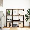 vidaXL Raumteiler-Bücherregal Räuchereiche 102x29x103,5 cm 858043 Bild 3