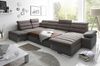 Couchgarnitur PASCARA U-Form mit Schlaffunktion-Schwarz /Otto. Rechts Bild 3