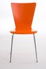 2er Set Besucherstuhl Aaron, Orange Bild 4