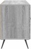 vidaXL TV-Schränk Graues Sonoma 99 x 34,5 x 50 cm Holzwerkstoff 895641 Bild 5