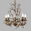 Deckenleuchte, Gold, Braun, H 100 cm, ALMANDITE Bild 2