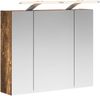 vidaXL Badezimmerspiegelschrank Geräucherte Eiche 60 x 14,5 x 50 cm 889083 Bild 2