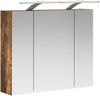 vidaXL Badezimmerspiegelschrank Geräucherte Eiche 60 x 14,5 x 50 cm 889083 Bild 5