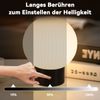 ZMH Kabellose LED Tischlampe Akku Aufladbar USB 3000K-6500K Dimmbar Touch IP44 Wasserdicht Pilz Design Für Schlafzimmer Badezimmer Bild 4