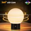 ZMH Kabellose LED Tischlampe Akku Aufladbar USB 3000K-6500K Dimmbar Touch IP44 Wasserdicht Pilz Design Für Schlafzimmer Badezimmer Bild 3