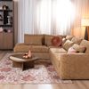 Bronx71 Ecksofa Kyle chenille ockergelb links Bild 4
