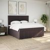 vidaXL Boxspringbett mit Matratze Dunkelbraun 200x200 cm Stoff 3291778 Bild 3