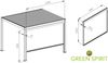 Mirador Sonnenrollo für 3,6m Pergola, anthrazit Bild 2