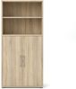 Büroschrank Prisme Ablage Schrank Aktenschrank Kommode Sideboard Eiche Dekor Bild 2