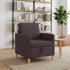 vidaXL Sofa mit Stauraum Dunkelbraun 72 x 78 x 87 cm Polyester 42036867 Bild 3