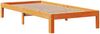vidaXL Massivholzbett ohne Matratze Wachsbraun 100x200 Kiefernholz 3306804 Bild 5