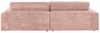 KAWOLA Sofa LANA Ecksofa Cord rosa Recamiere rechts 83 x 205 x 296 cm Bild 5