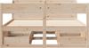 vidaXL Massivholzbett ohne Matratze 120x200 cm Kiefernholz 3307125 Bild 4