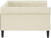 vidaXL Tagesbett Creme 100x200 cm Kunstleder 354232 Bild 4