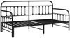 vidaXL Tagesbettrahmen Schwarz 90 x 200 cm Pulverbeschichteter Stahl 42002638 Bild 4