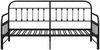 vidaXL Tagesbettrahmen Schwarz 90 x 200 cm Pulverbeschichteter Stahl 42002638 Bild 5