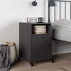 vidaXL Nachttisch Schwarz 36x39x59 cm Stahl 846716 Bild 3