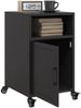vidaXL Nachttisch Schwarz 36x39x59 cm Stahl 846716 Bild 4