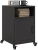 vidaXL Nachttisch Schwarz 36x39x59 cm Stahl 846716 Bild 5