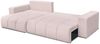 Ecksofa Schlafsofa Sofa ANABEL MAX in Stoff Centaur Creme Ottomane Links Bild 3