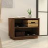 vidaXL Schuhschrank Honigbraun 60x34x45 cm Massivholz Kiefer 813548 Bild 3