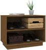vidaXL Schuhschrank Honigbraun 60x34x45 cm Massivholz Kiefer 813548 Bild 4