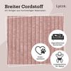 Lycce Bankauflage Bankauflage Klemmkissen 1 Leiste, Cordstoff extra Polsterung, (1 St), für Banktiefe ab 35 cm, verrutscht nicht, versch. Farben Bild 4