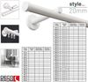 Deco-Raum® Gardinenschiene Innenlauf Weiß Modern | Länge: 130cm | Material: Aluminium | Farbe: Weiß Bild 3