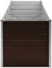 vidaXL Garten-Hochbeet Braun 320 x 80 x 77 cm Verzinkter Stahl 45715 Bild 4