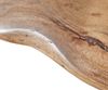 Esstisch Edge 200x100 XL Akazie Natur V-Gestell Flachstahl Schwarz Live-Edge Bild 5
