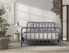 Vipack 'BRONXX' Metallbett, Blau matt, 160x200 cm Bild 2