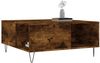 vidaXL Couchtisch Räuchereiche 80x80x36,5 cm Holzwerkstoff 830785 Bild 3