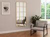 Vente-unique - SCIARA Spiegel Metall Gold - B 3 cm x H 140 cm x L 60 cm Bild 1
