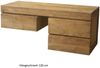 Badmöbel Set Mark Teak Massivholz - Breite vom Unterschrank: 90 cm - Breite vom Spiegel: 90 cm - Anzahl der Hängeschränke: 1 Schrank - Handtuchhalter: ohne Handtuchhalter Bild 5
