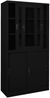vidaXL Büroschrank mit Schiebetür Schwarz 90 x 40 x 180 cm Stahl Bild 5
