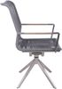 Gartenstuhl DENNIS 2er Set - Edelstahl Anthrazit 95x63x54cm | Drehstuhl Essstuhl Terrassenstuhl Bild 5