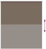 vidaXL Verdunkelungsrollo Kaffeebraun 135x175 cm Stoffbreite 131,6 cm 4011031 Bild 5