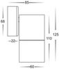 Havit Lighting Wandleuchte TIVAH HV1136, weiß, sehr hochwertig, inkl. Montagematerial Bild 2