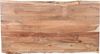 Baumkantentisch >Live< in Akazie / schwarz - 170x76x90 (BxHxT) Bild 4
