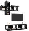 vidaXL TV-Schrankset Wandmontiert 3 pcs Holzwerkstoff 3438611 Bild 3