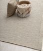 the carpet Calgary - robuster Teppich, Flachgewebe, modernes Design, ideal für Küche und Esszimmer, Vintage-Optik, Boho-Style, besonders flach, auch für den Außenbereich, Beige-Grau, 80x150 cm Bild 4
