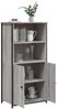 vidaXL Highboard Grau Sonoma 62x36x121,5 cm Holzwerkstoff 834213 Bild 4