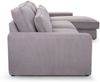 AX LIVING Ecksofa grau Calvello Cord L Form Sofa 308 cm Breite R Bild 5