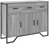 vidaXL Sideboard Grau Sonoma 97x32,5x74,5 cm Holzwerkstoff 848562 Bild 2