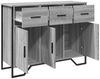 vidaXL Sideboard Grau Sonoma 97x32,5x74,5 cm Holzwerkstoff 848562 Bild 5