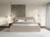 Selsey 'Umike' Polsterbett, Samt, beige, 140x200 Bild 2
